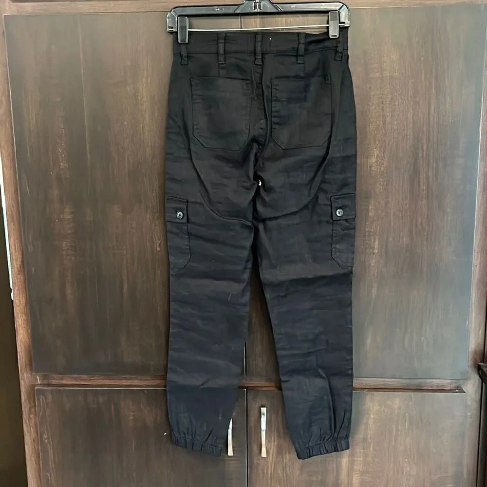 Evereve Black Tessa Cargo Jogger Pants‎ Size 25